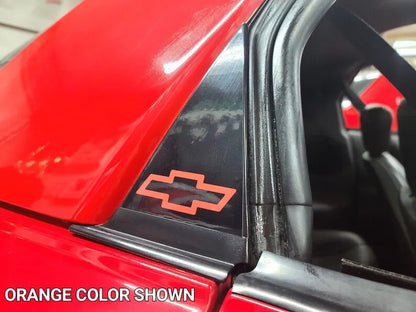 93-02 Chevrolet Camaro Bowtie logo sail panel trim overlay